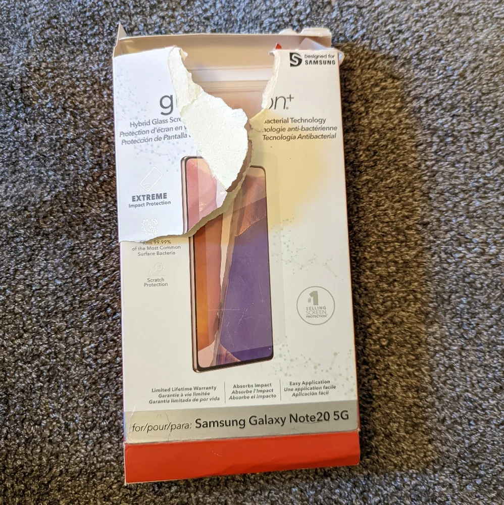 Zagg GlassFusion+ invisible shield Screen Protector Samsung Galaxy Note …